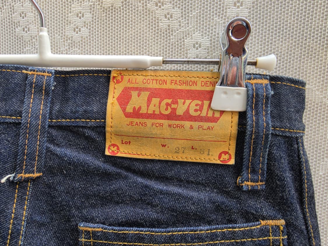 70s 벨바텀 데님팬츠 상품이미지4