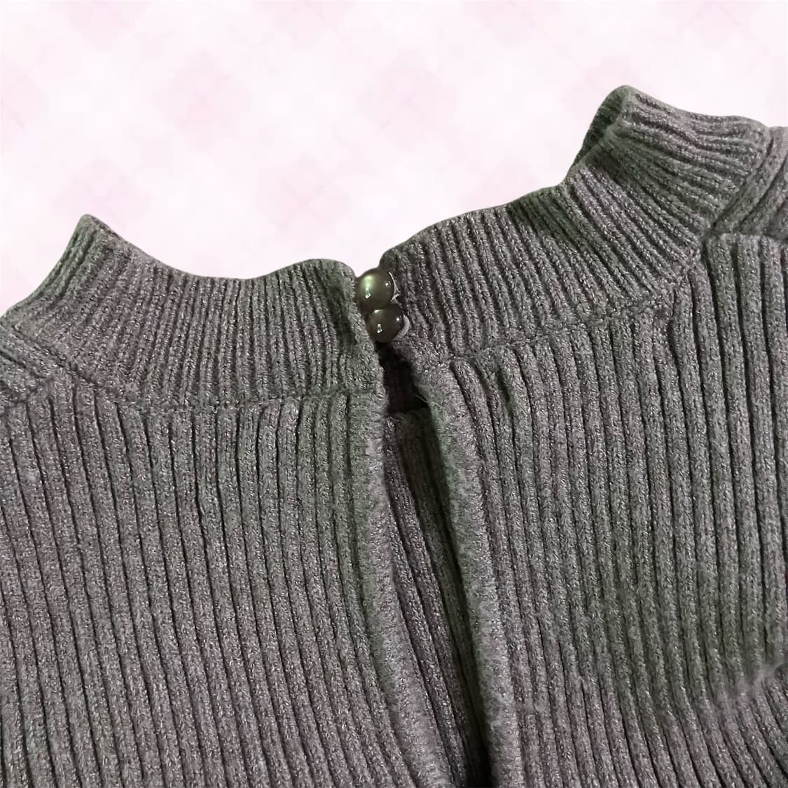 일브 오네갸루 히메갸루 셔링 니트 탑 오프숄더 상품이미지2