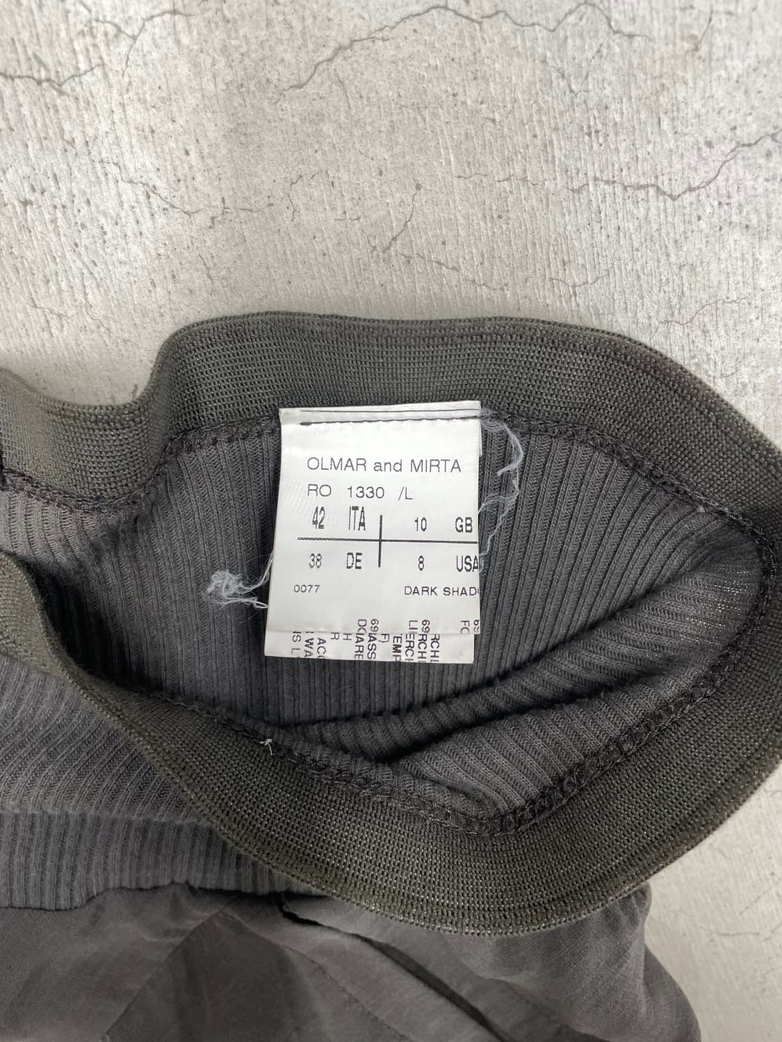 Rick Owens AW06 “DUSTULATOR” silk pants 상품이미지6