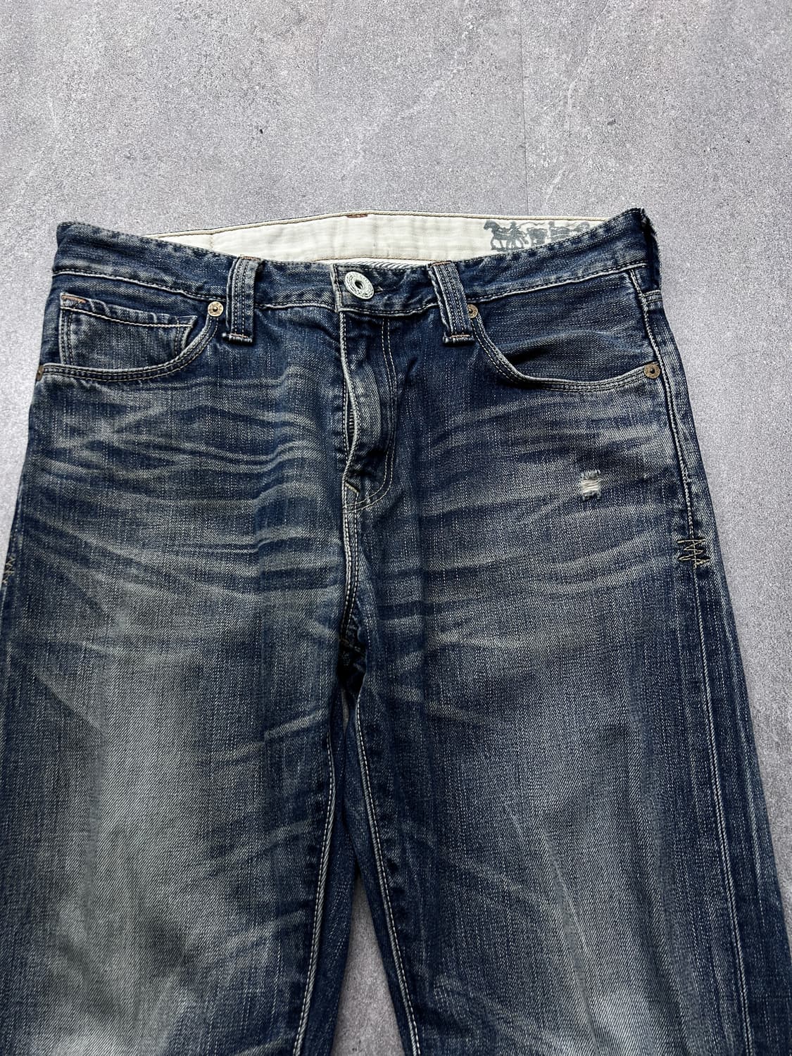 리바이스 523 워싱 데님 팬츠 상품이미지5