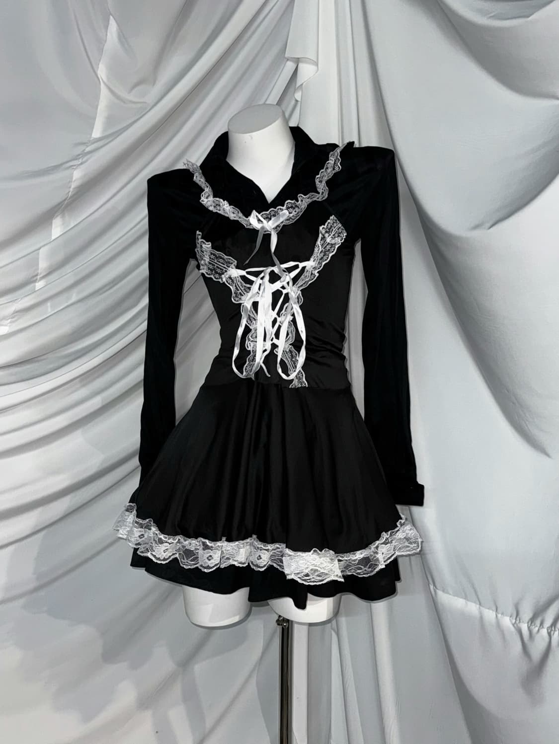 캐캐체 세라깔 고스고딕 데일리 로리타 코디세트  상품이미지6