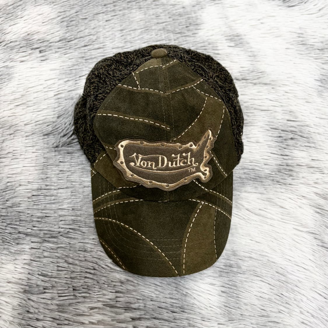 본더치 포레스트 패치워크 헤링본 볼캡 상품이미지4