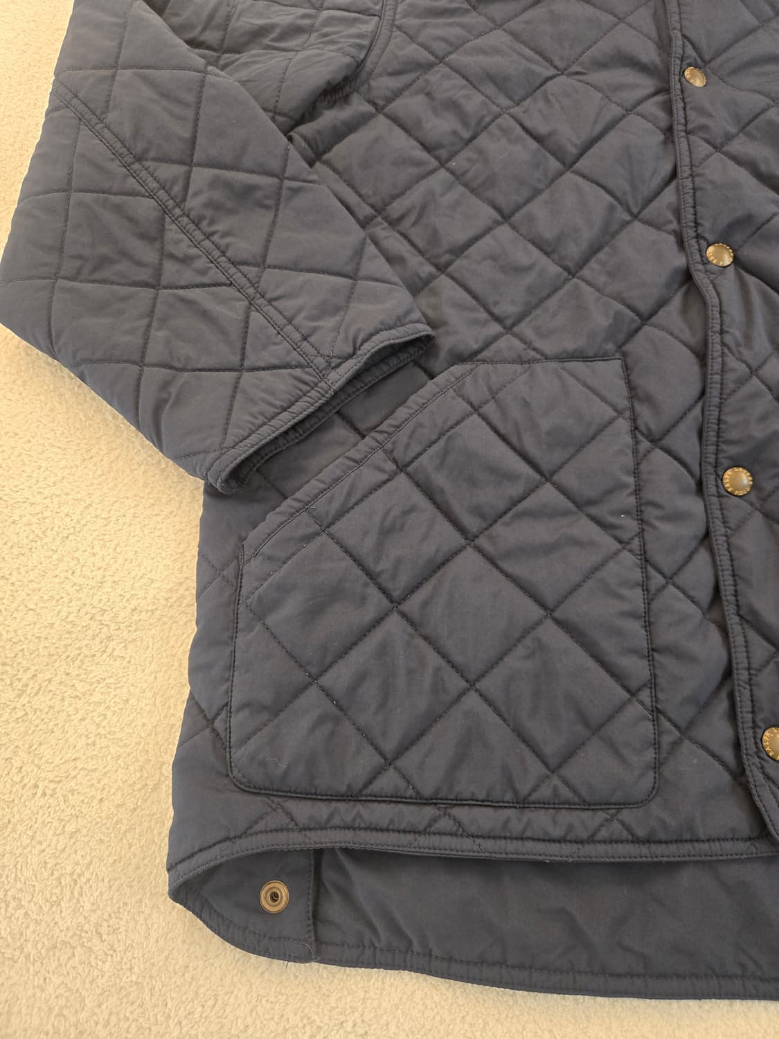 폴로 랄프로렌 네이비 퀼팅 자켓 XL 상품이미지8