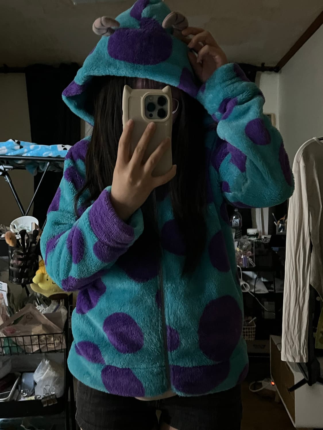 디즈니 설리반 몬스터 후드집업 M 와투케  상품이미지3