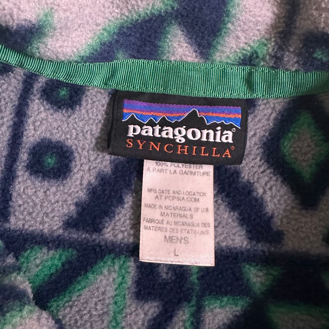 10s 파타고니아 신칠라 아즈텍 L 상품이미지5