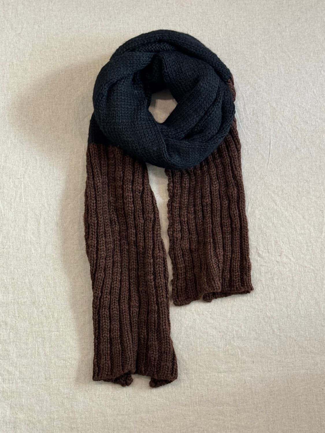 요지야마모토 00s 롱 니트 머플러 상품이미지1