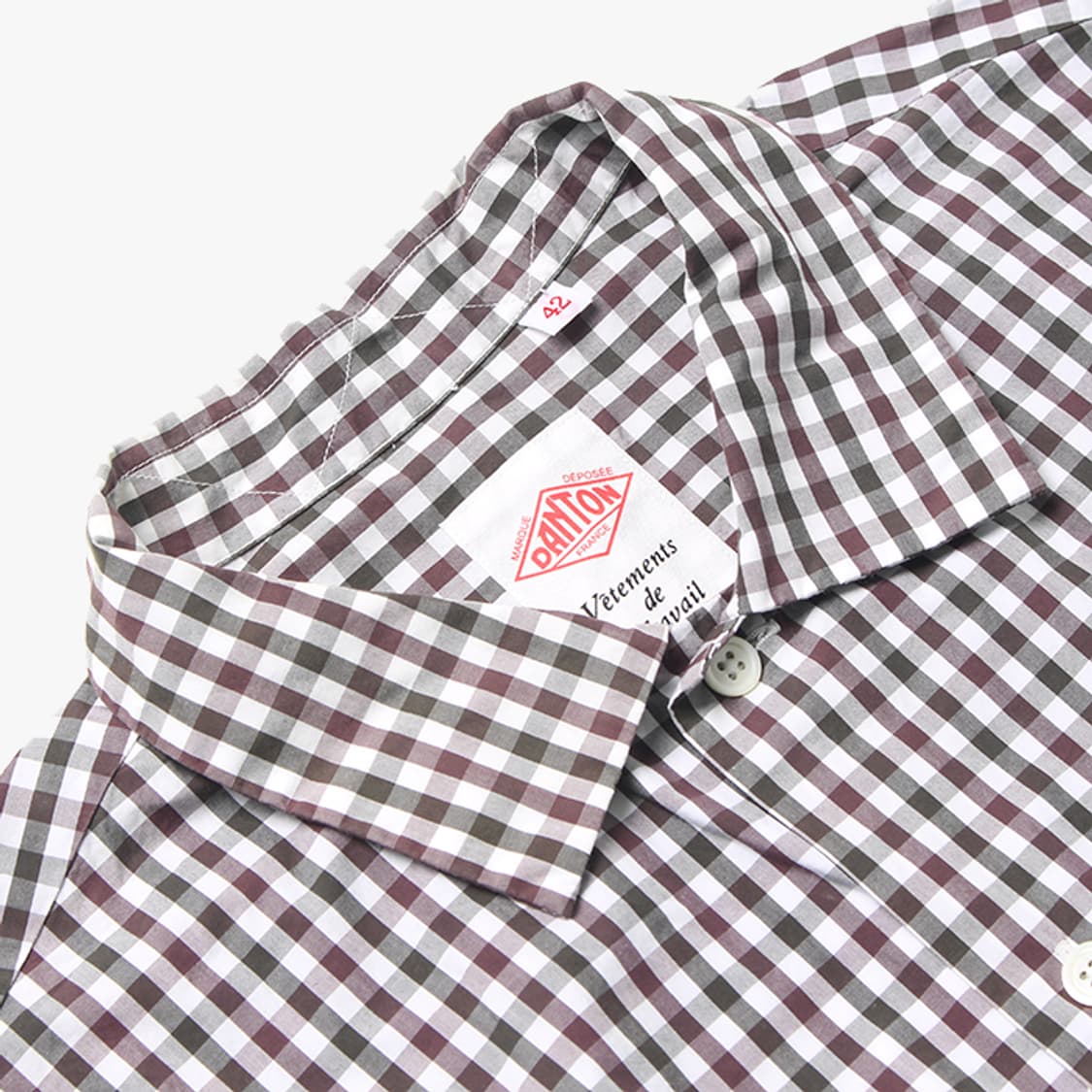  DANTON "Check Half Shirts" 상품이미지4