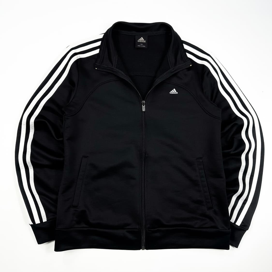 아디다스 오리지널 삼선 블랙 트랙탑 져지 (L 여성추천) 상품이미지2