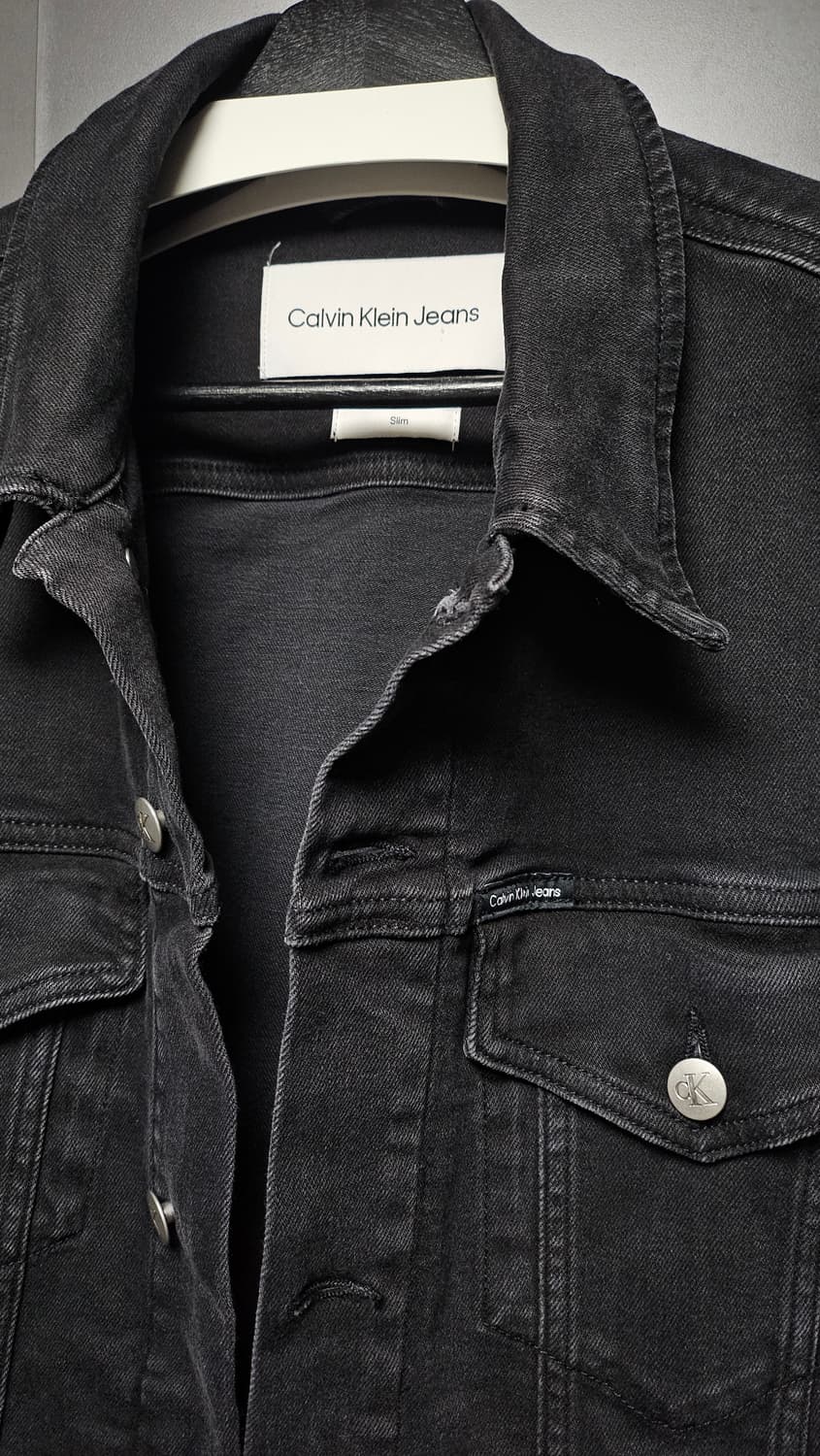 Calvin Klein Jeans 데님 자켓 블랙 상품이미지3