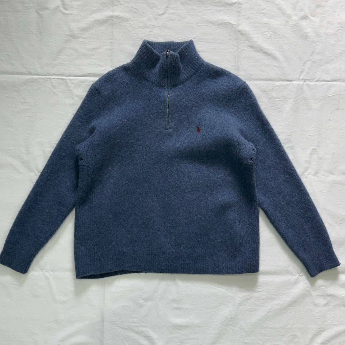 두산 폴로 랄프로렌 램스울 하프집업 니트 상품이미지1
