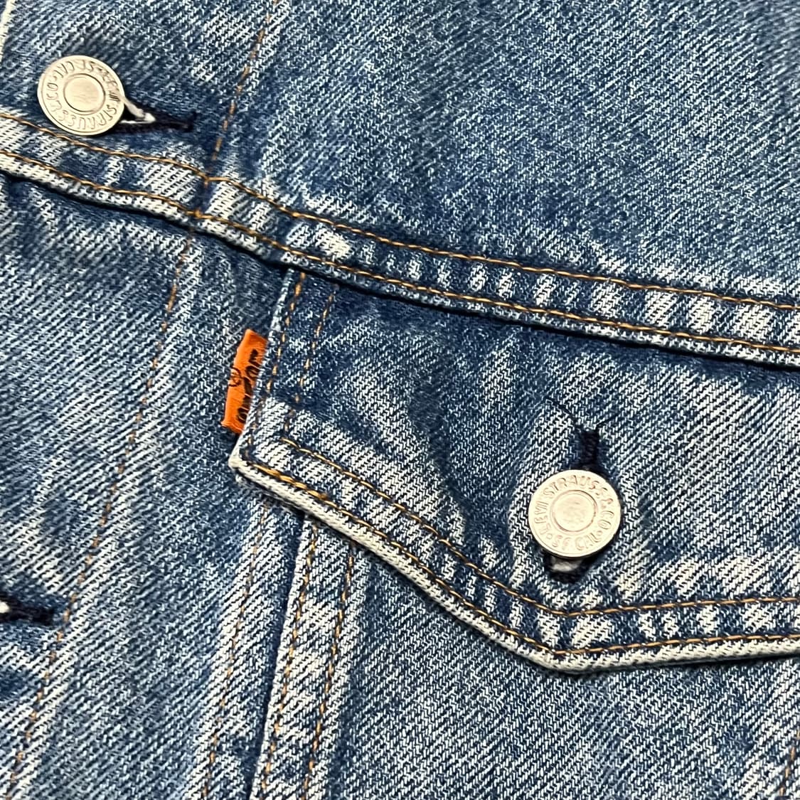  리바이스 오렌지탭 데님 트러커 자켓 y15660 상품이미지4