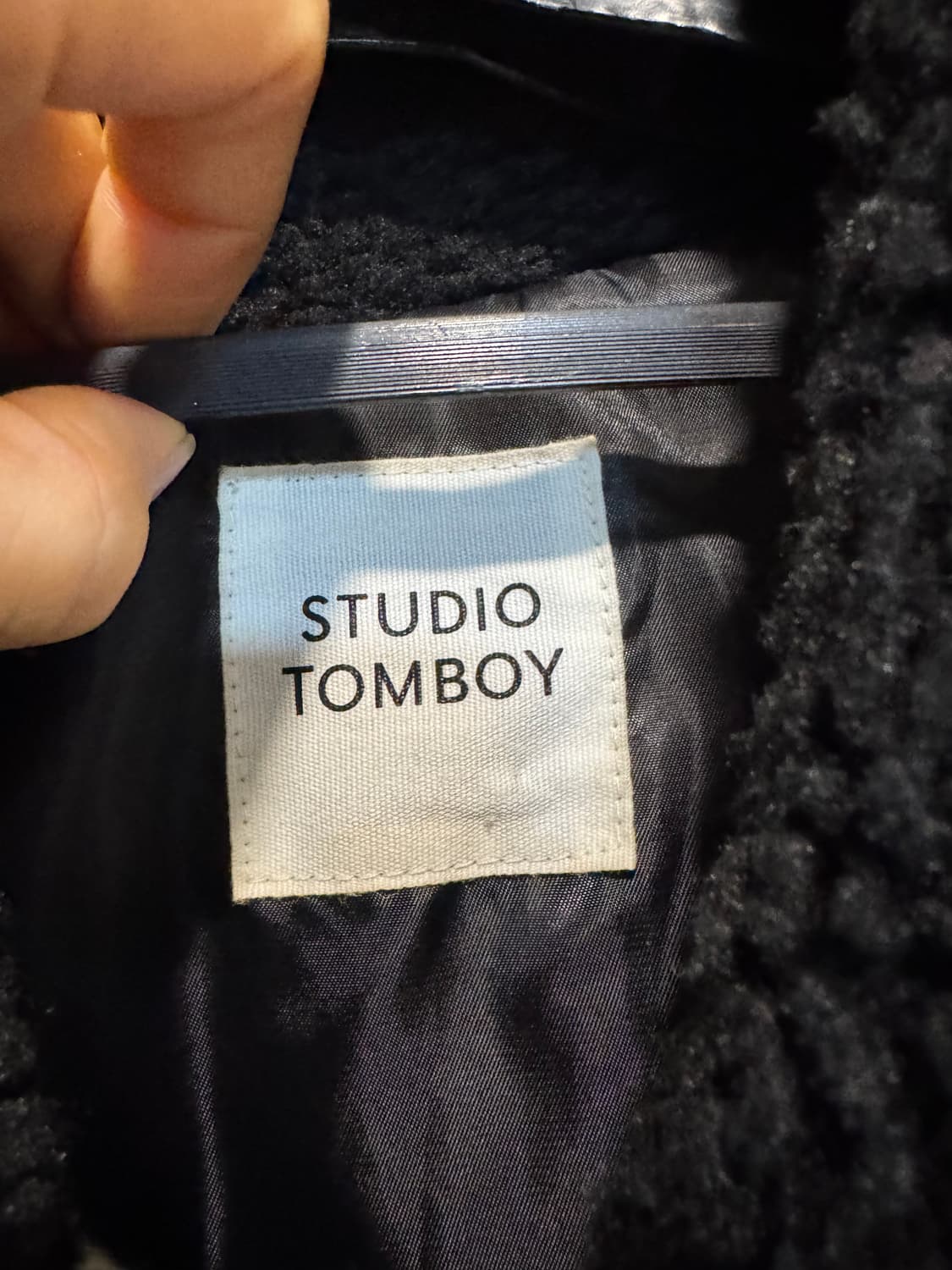 스튜디오톰보이 시어링 코트 상품이미지5