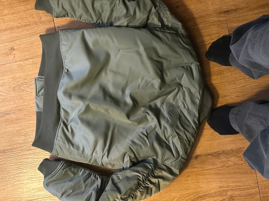 브론슨 MA-1 항공 점퍼 M 올리브 상품이미지4