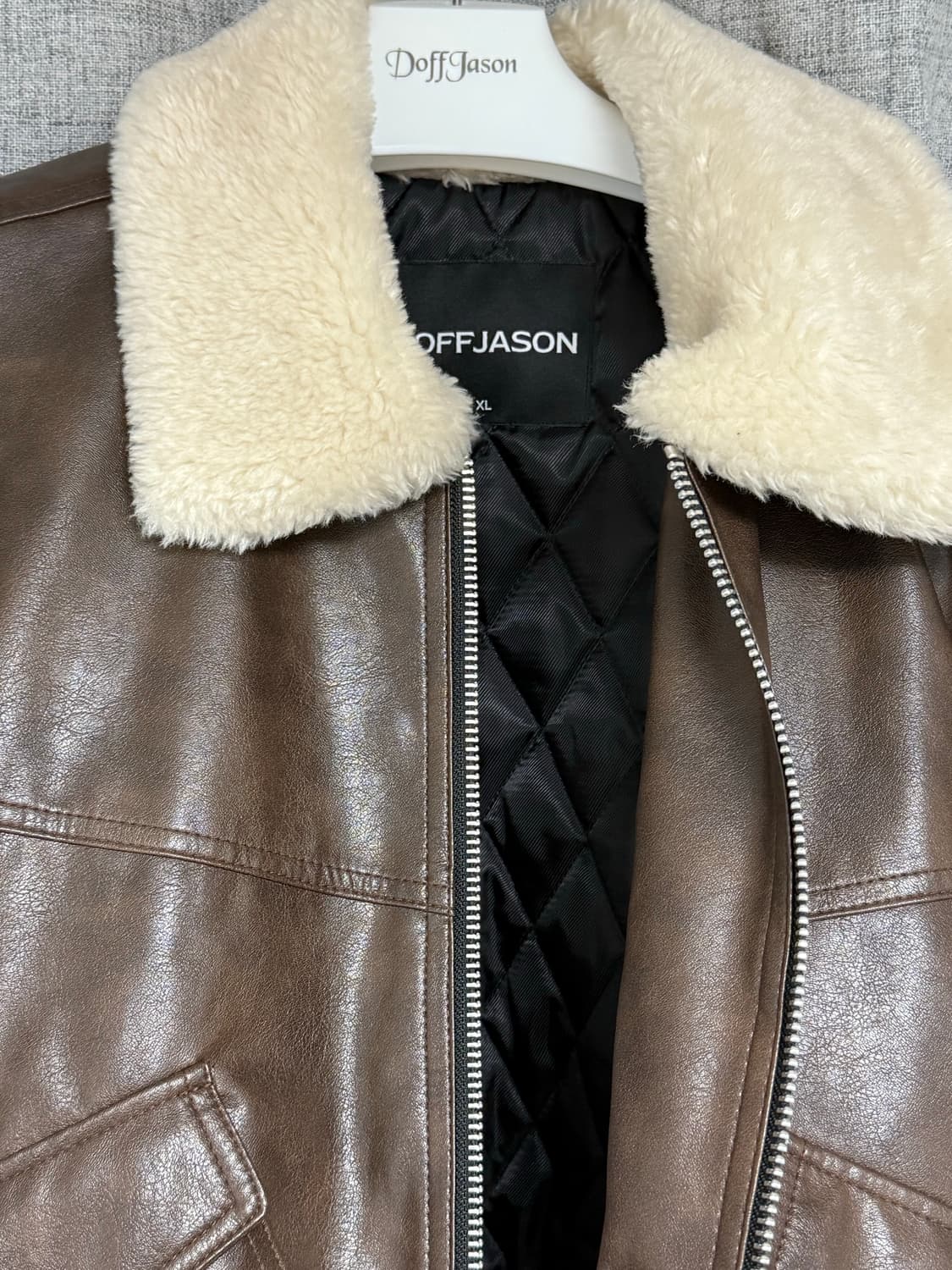 도프제이슨 시어링카라 cwu 자켓 브라운 XL 상품이미지6