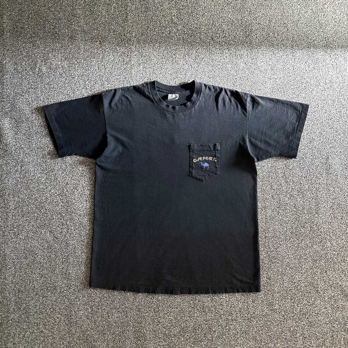 90s 빈티지 카멜 Joe place 반팔 티셔츠 상품이미지4