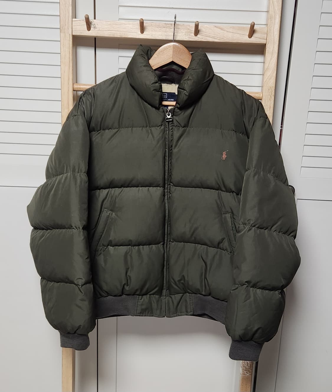 폴로 랄프로렌 카키 푸퍼 패딩 자켓 상품이미지1