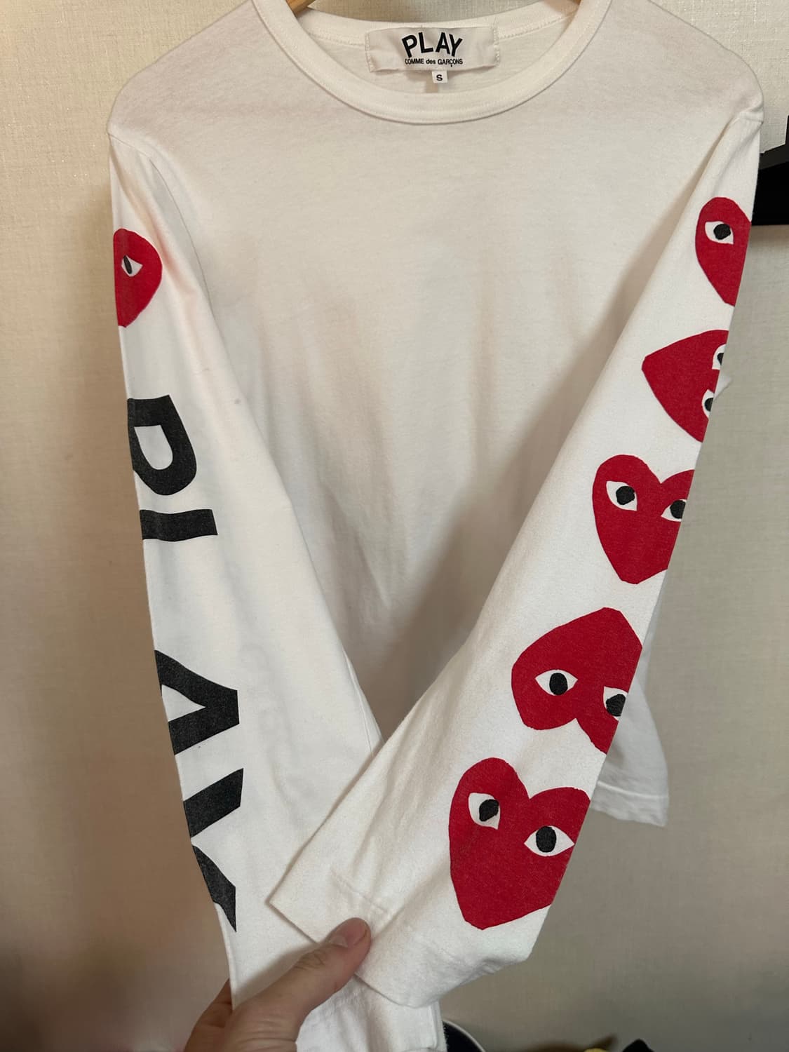 꼼데가르송 롱슬리브  S 상품이미지5