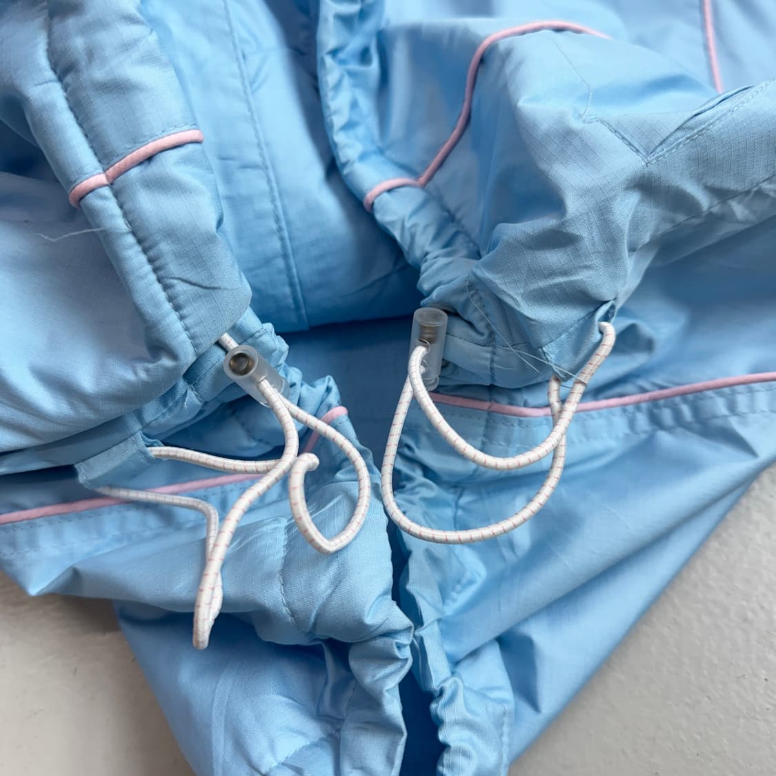 *새상품* 컨버스 제팬 빅로고 색감 하늘 핑크 바람막이  상품이미지6