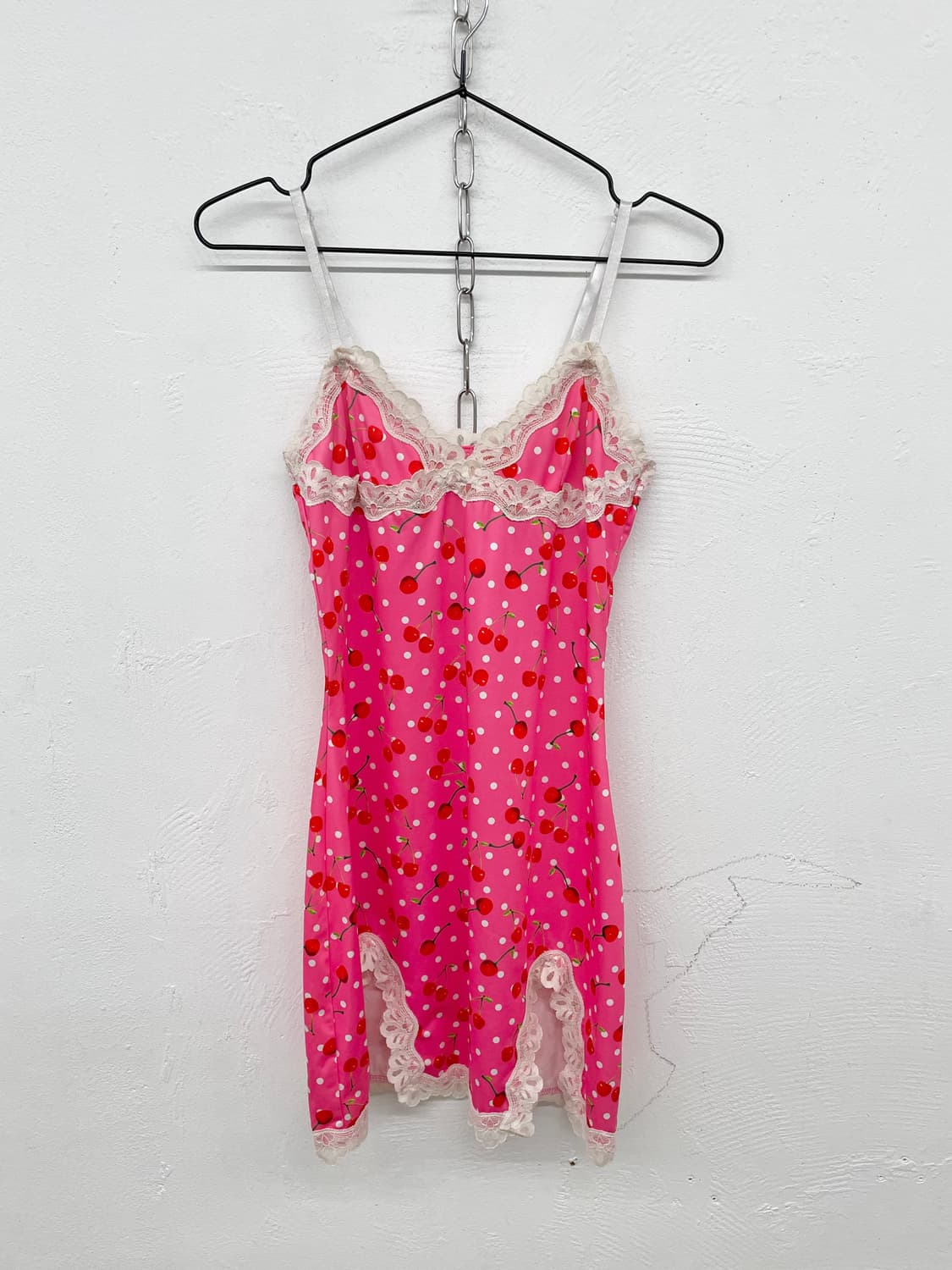 하이틴 체리 레이스 원피스 상품이미지4