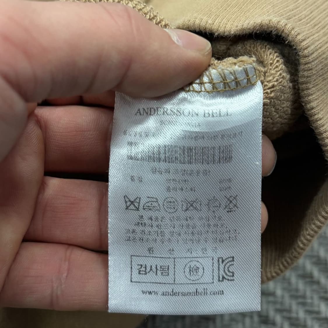 앤더슨벨 노르웨이 맨투맨 v2597 상품이미지6