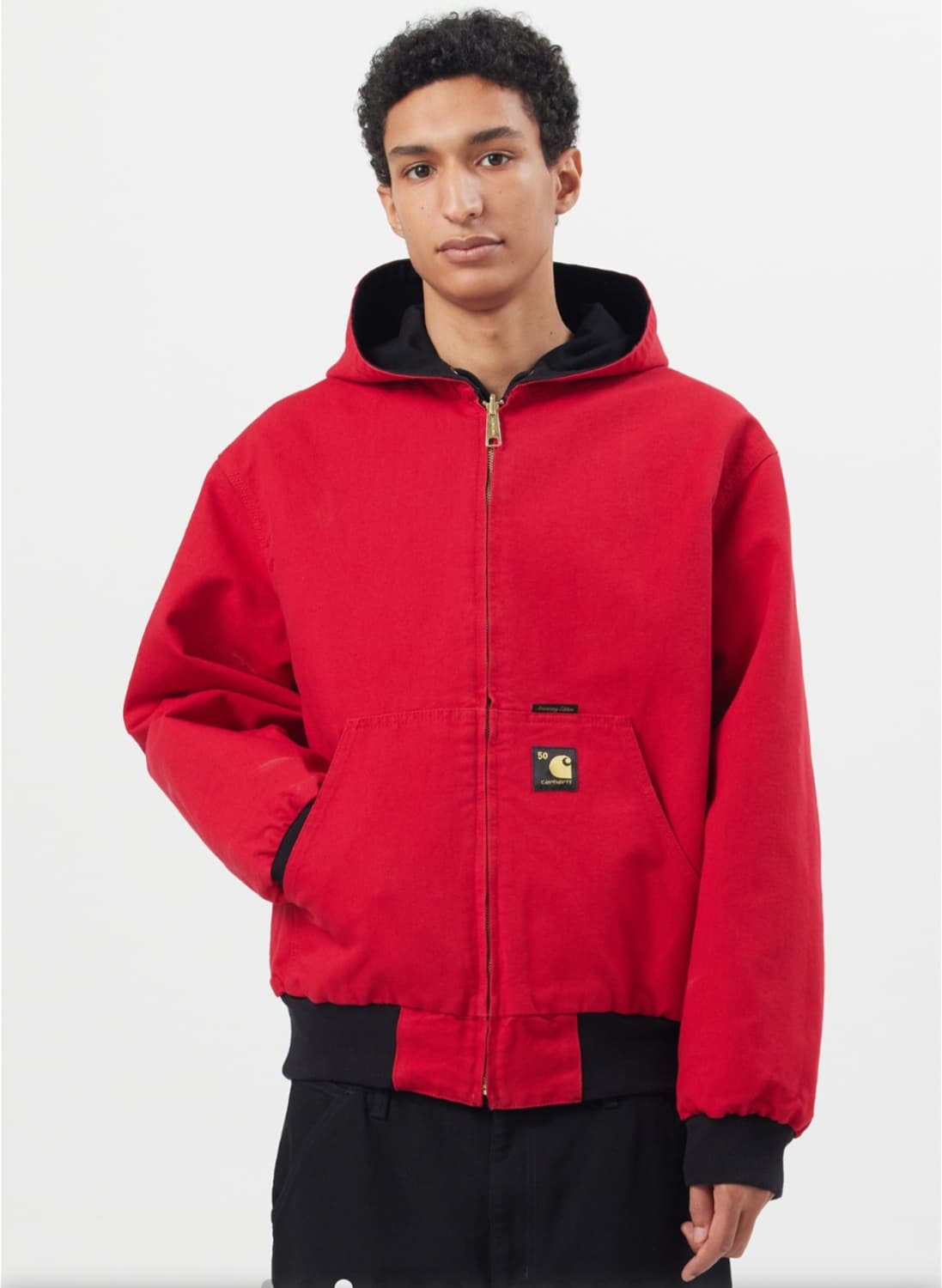 칼하트 50주념 기념 OG 액티브 자켓 캔버스 블랙 L사이즈 상품이미지2