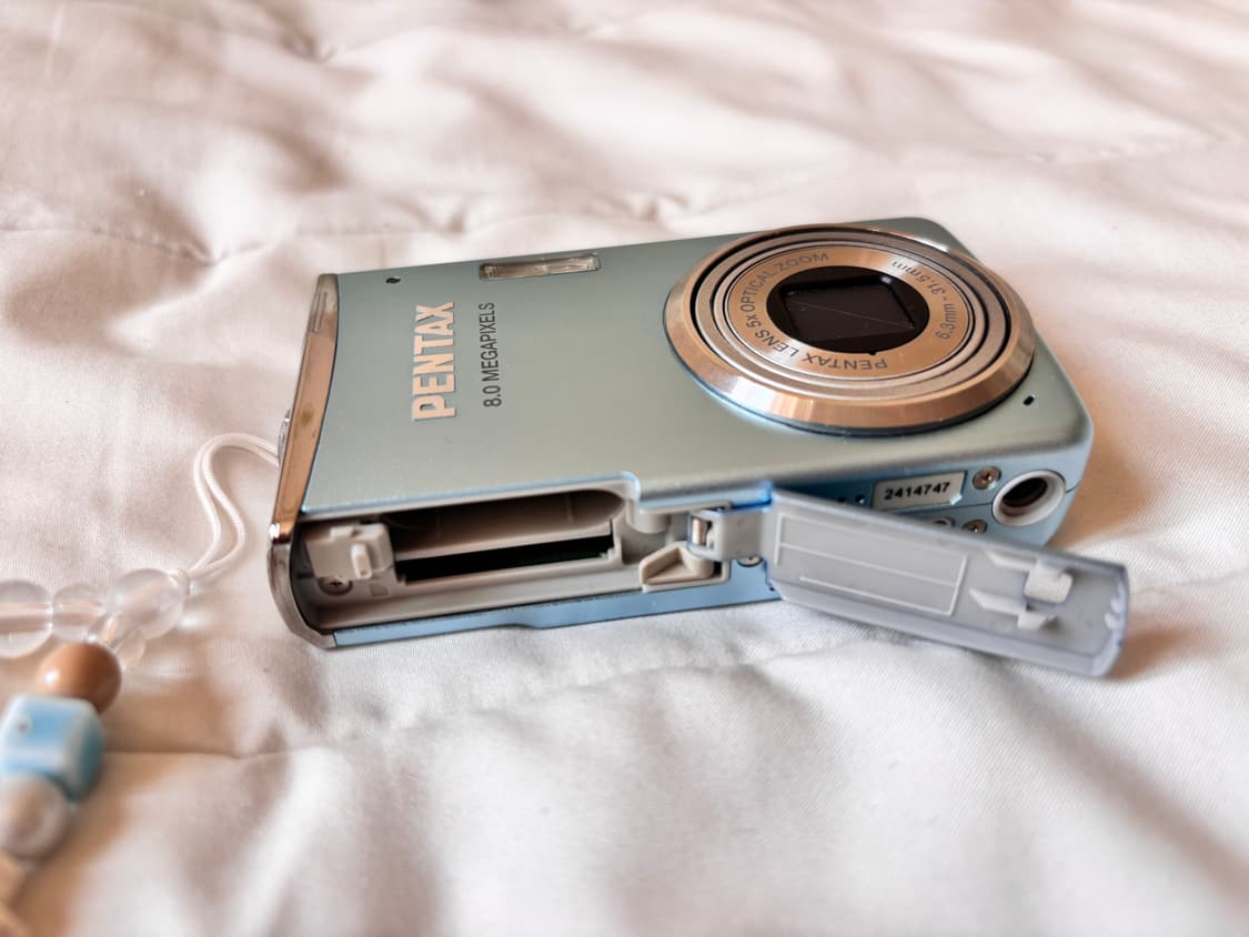 빈티지 디카 펜탁스 옵티오 m50 블루(작례👌) 상품이미지2