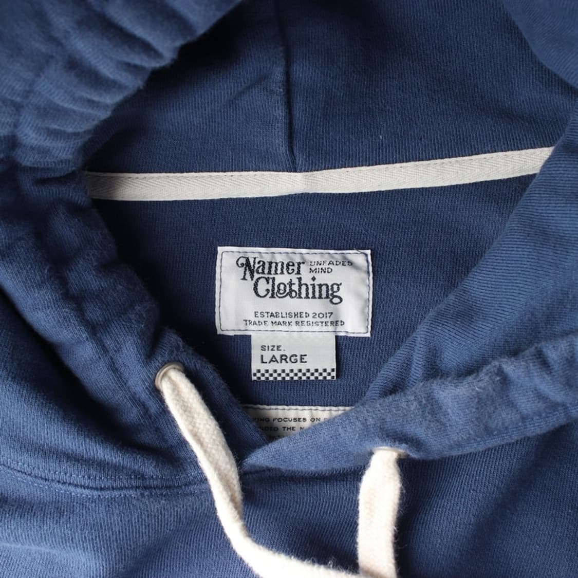 네이머클로딩 빈티지 워싱 로고 후드 L 상품이미지5