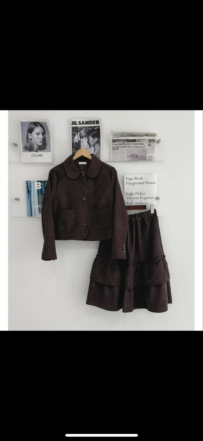 틸데서울 골덴 투피스 set  상품이미지1