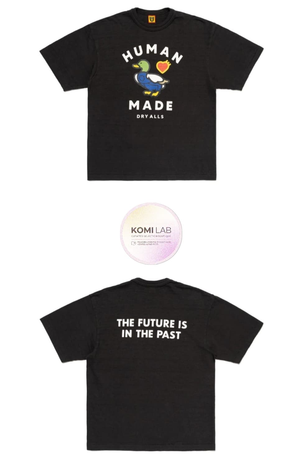 [새상품] 휴먼메이드 빅 반팔 티셔츠 (블랙) 상품이미지2