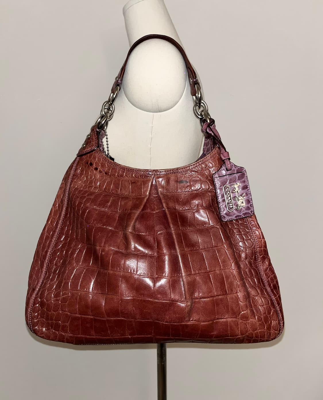 📦2000ss Coach alligator skin bag 상품이미지3