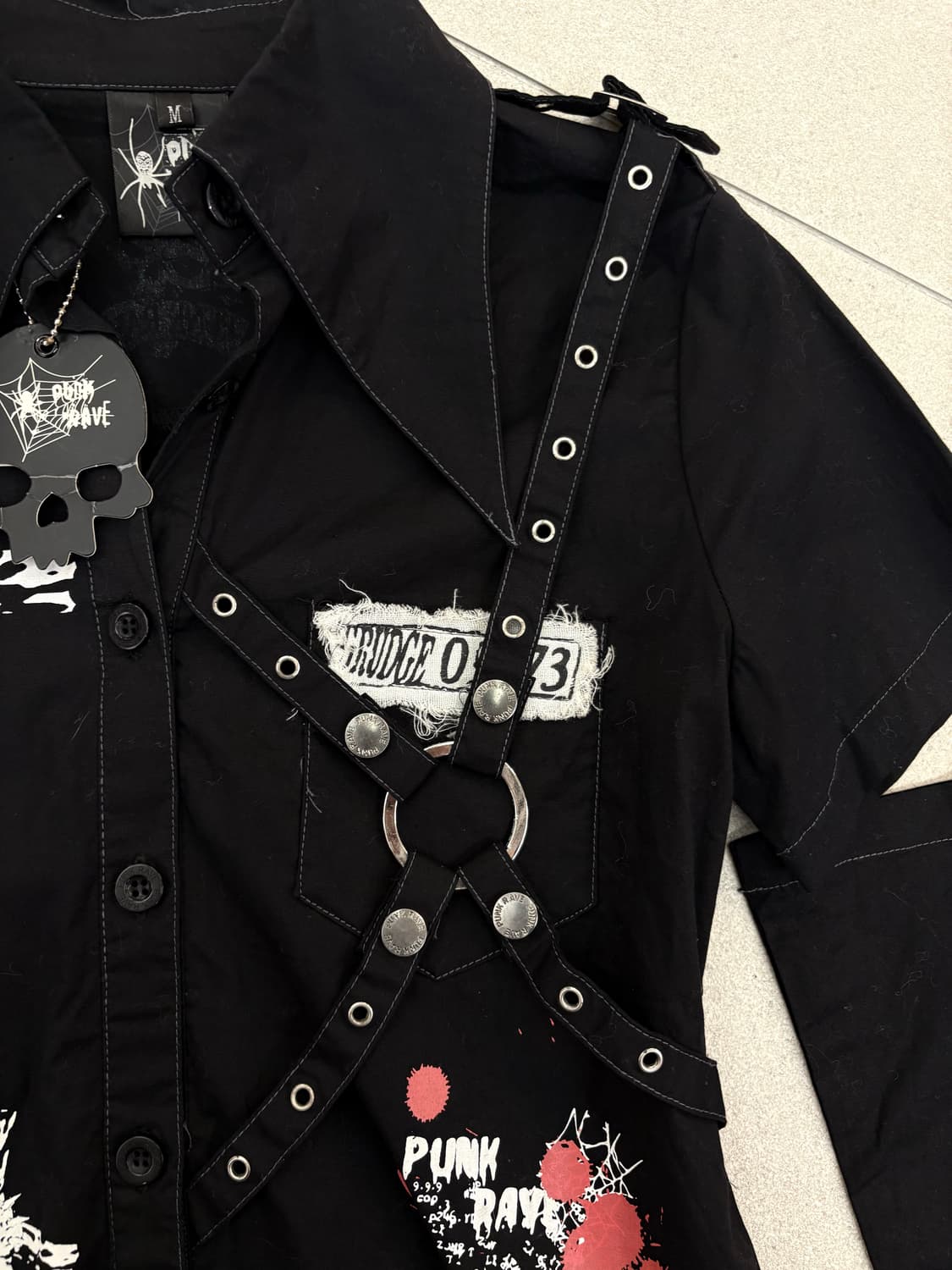 펑크 레이브 셔츠 상품이미지2