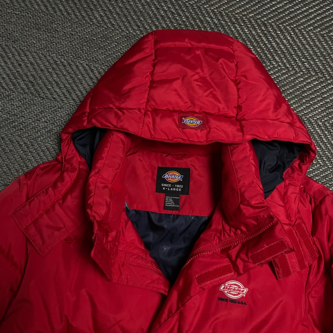 디키즈 USA 오리지날 퀼팅 경량 패딩 레드 o 5264 상품이미지5
