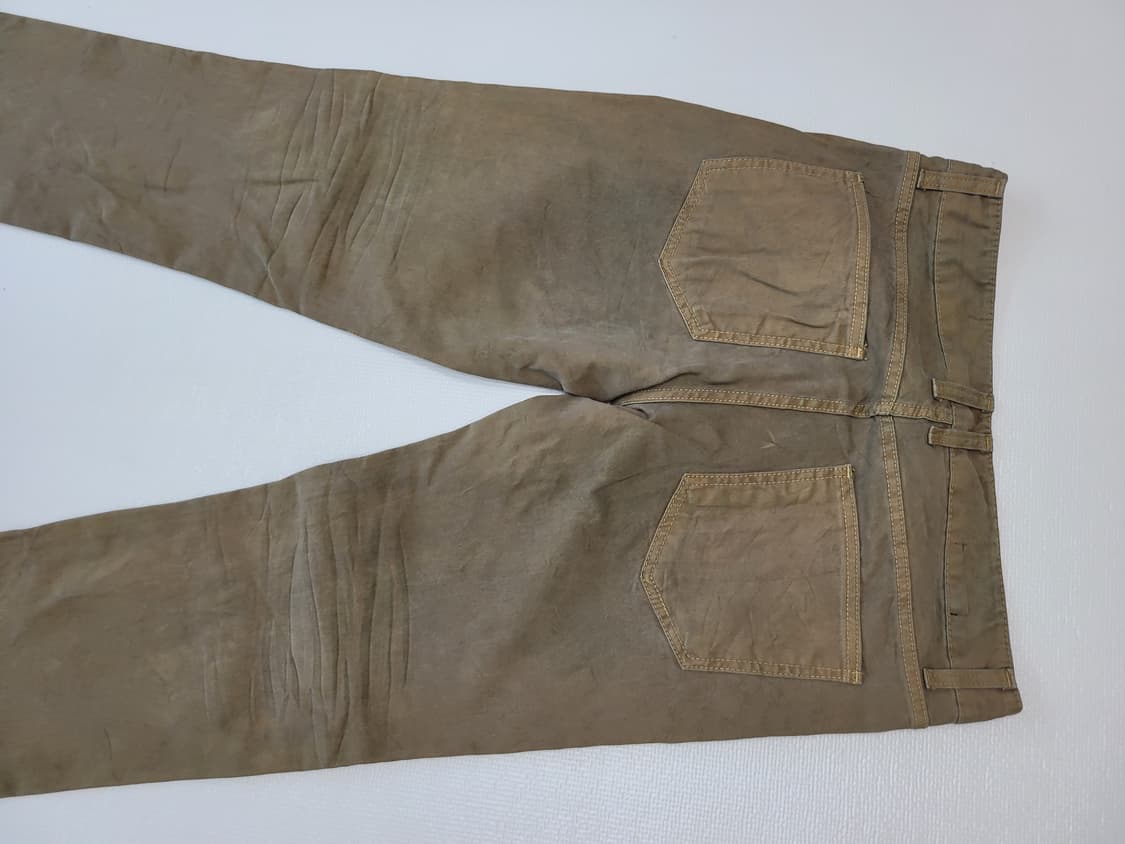 홀하우스 WHOLE HAUSE 남자 오일워싱 청바지 33 카키브라운 상품이미지9