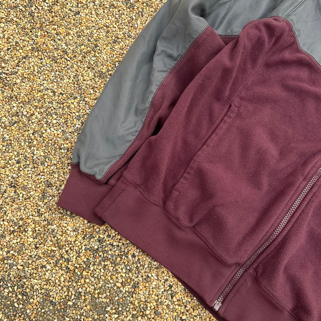 나이키 버건디 올드스쿨 바람막이 (기모) 상품이미지3