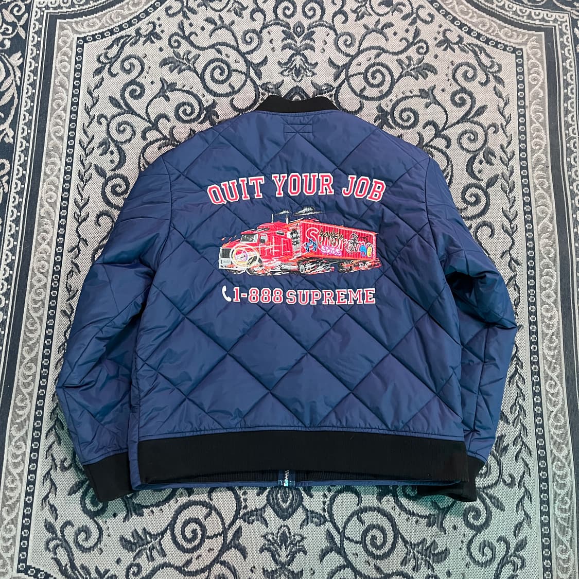 L 슈프림 21FW 퀴트 유어 잡 퀄티드 자켓/W2716 상품이미지3