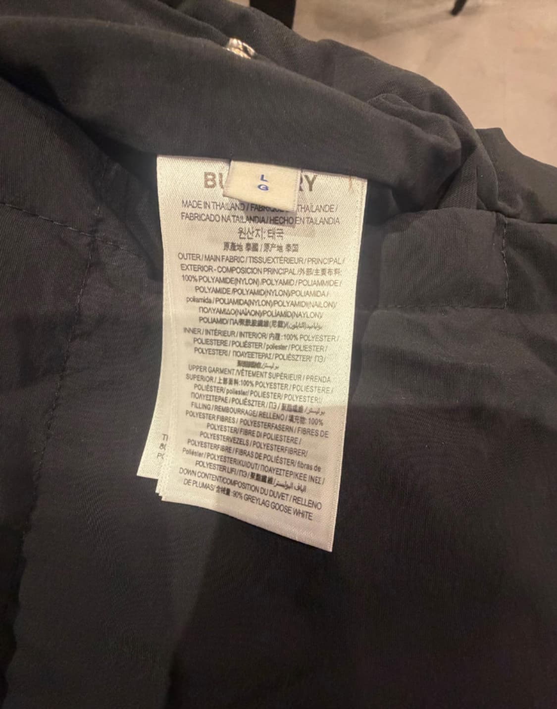[버버;리] 새상품 / 양면 패딩 / 약 105~110 사이즈 상품이미지3