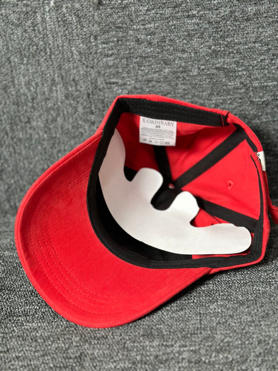 엑스오디너리 빨간색 볼캡 상품이미지4