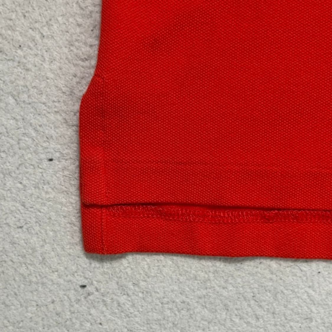 폴로 랄프로렌 빅포니 스키니핏 PK 카라 티셔츠 레드 S 상품이미지4