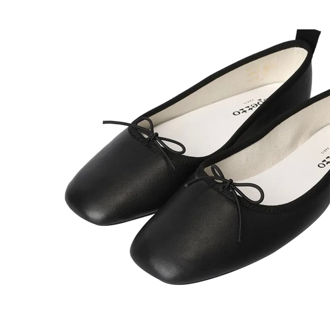 [36.5,37,37.5]레페토 26ss 가랑스 곰므 플랫 슈즈/블랙 상품이미지3