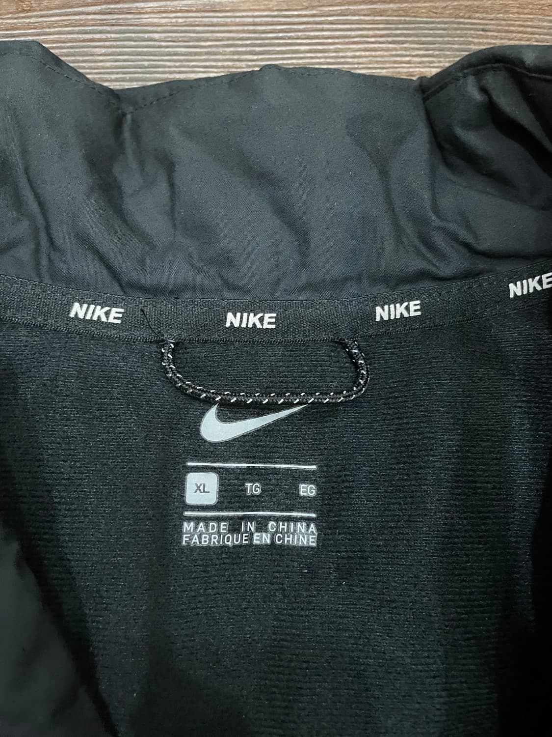 나이키 구스 다운 봄버 패딩 자켓 블랙 상품이미지7