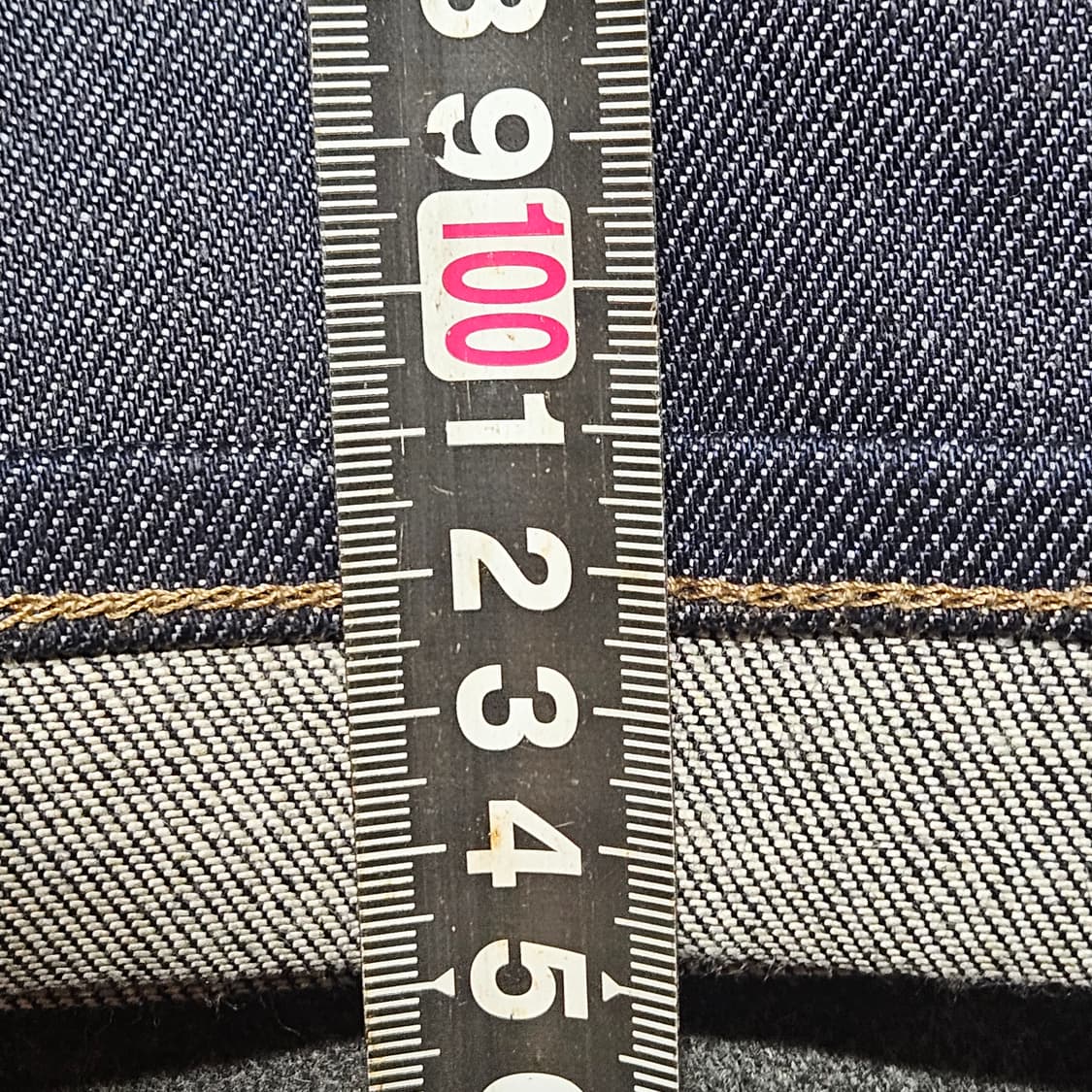 유니클로 슬림핏 셀비지 데님 31 실측 28 상품이미지10