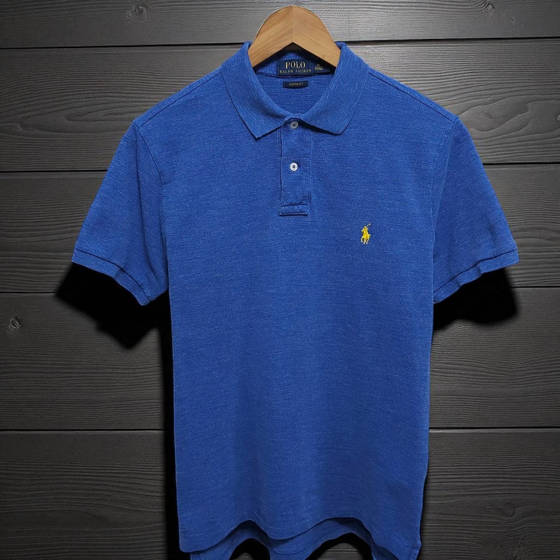 100)POLO 폴로 반팔 카라티 블루 상품이미지1