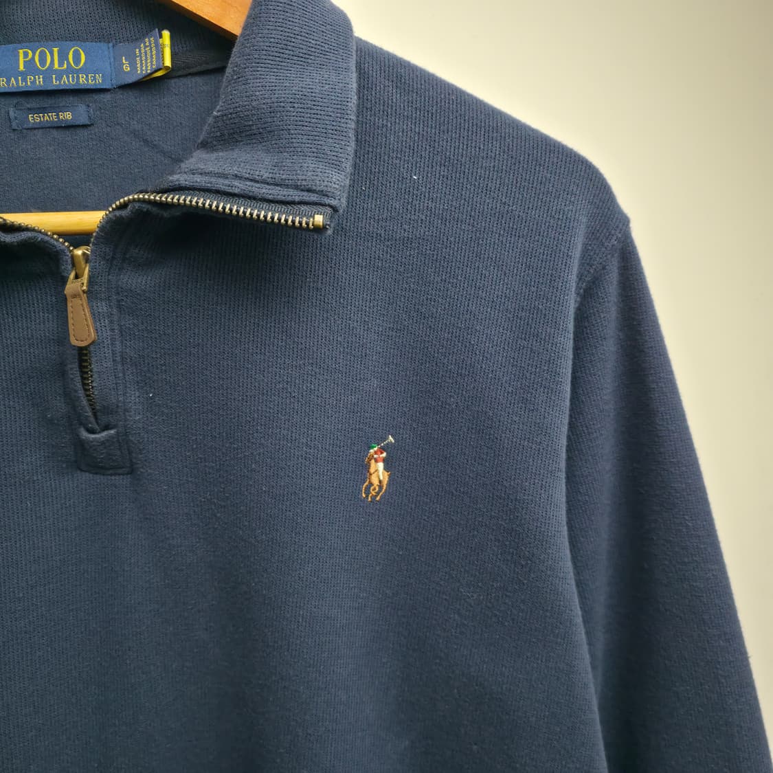 [L] 폴로 랄프로렌 네이비 쿼터집업 상품이미지4