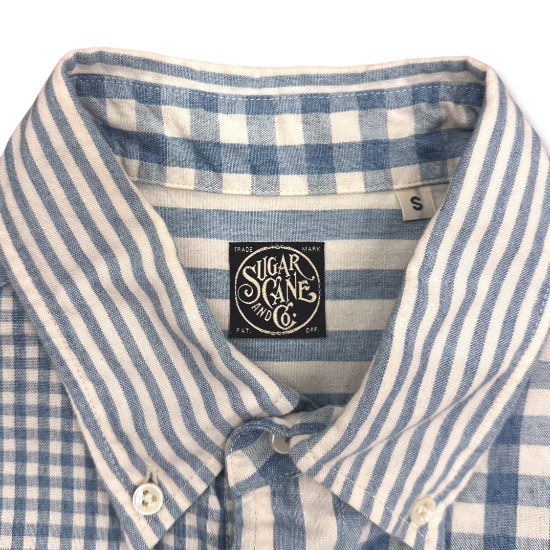 Blue multi checker cotton shirt 상품이미지6