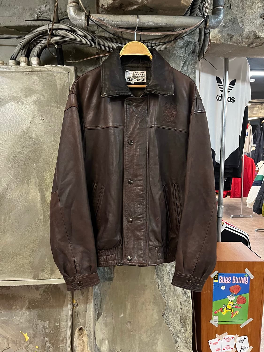 빈티지 램가죽 레더 자켓 브라운 #csz2039 상품이미지1