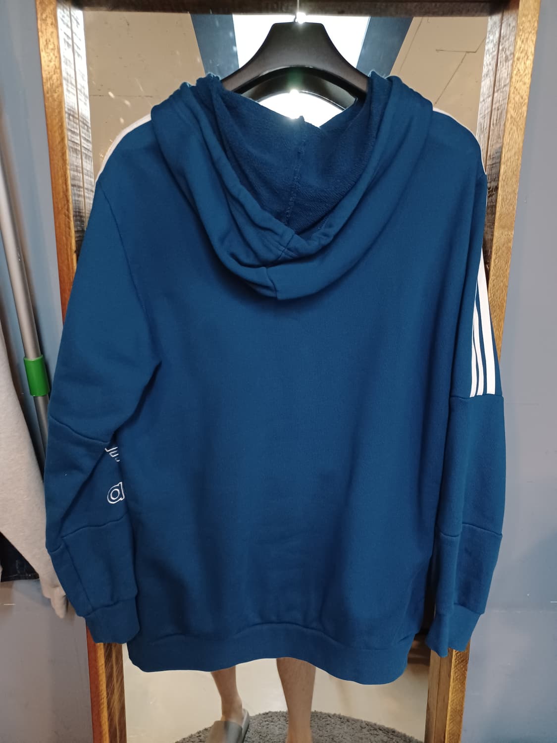 아디다스 아웃라인 후디 딥블루 xl 상품이미지2