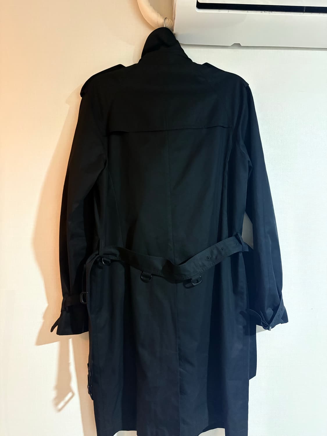 라드 뮤지션 트렌치 코트 블랙 상품이미지4