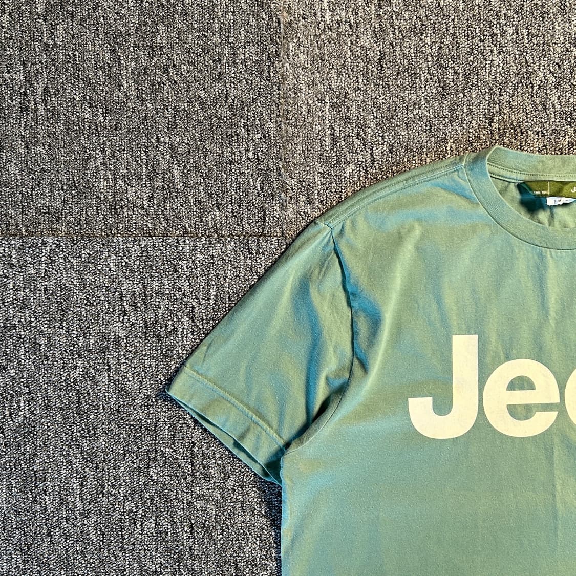 Jeep 빅로고 민트 반팔티셔츠 상품이미지3