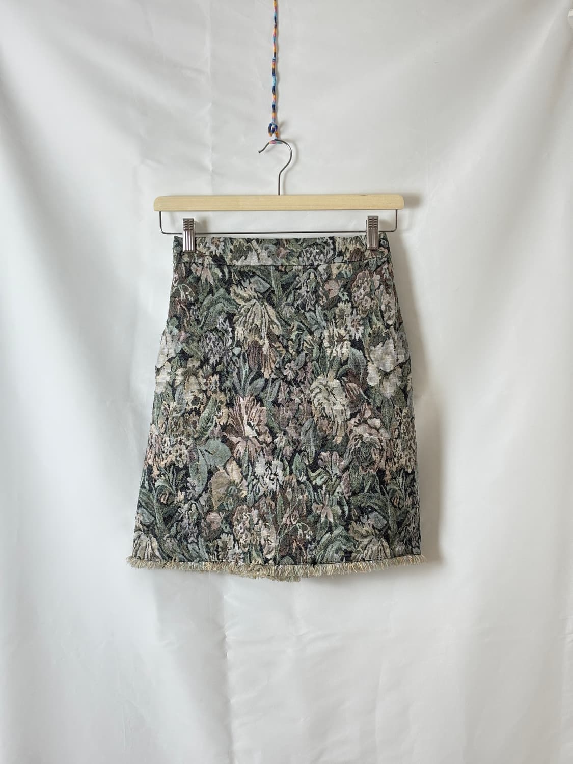 플라워 패턴 미니 스커트 상품이미지3