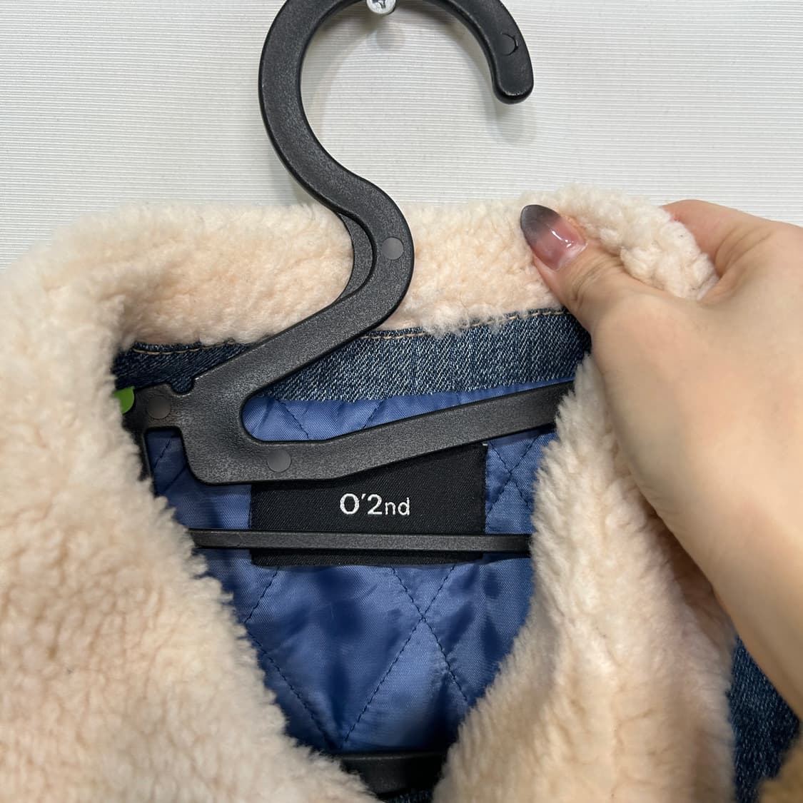 오즈세컨 데님 뽀글이 후리스 55-66정도 상태최상 상품이미지2